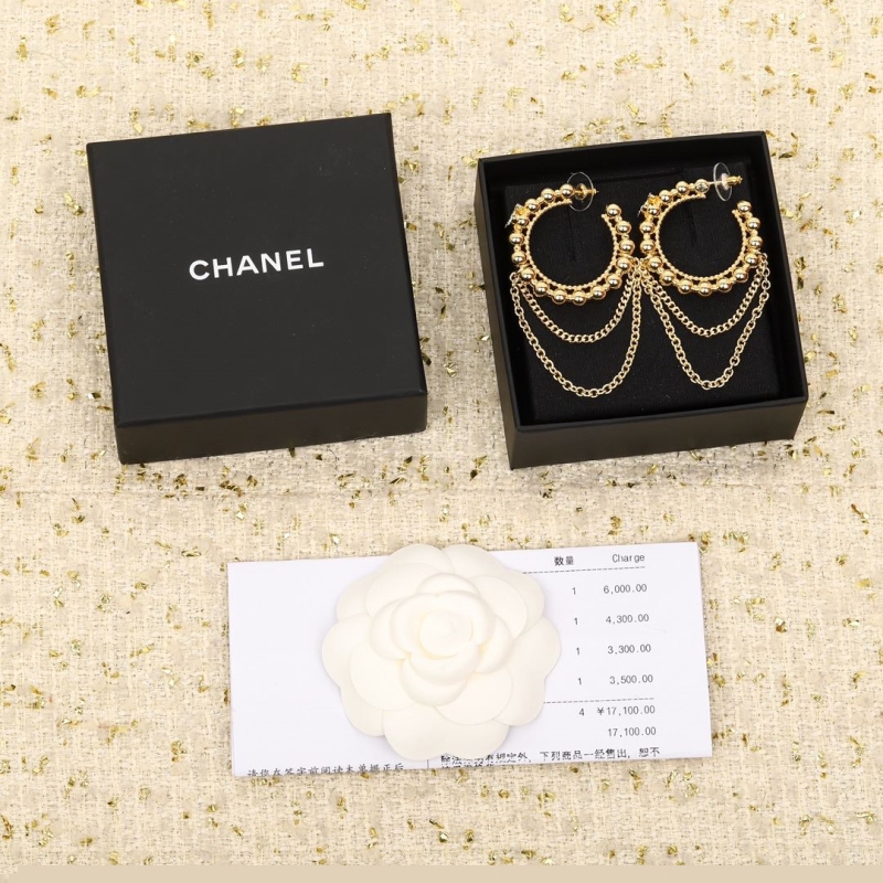 Ch*el earrings